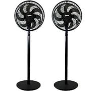 Igenix Height Adjustable Fan Main 3 Speeds 113 cm Black FANPK16 30.48 cm Diameter