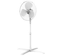 igenix Height Adjustable Pedestal Fan Main 3 Speeds 124 cm White DF1655 40.6 cm