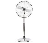 igenix Height Adjustable Pedestal Fan Main 3 Speeds 130 cm Grey DF1660 40.6 cm