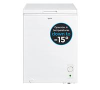 Igenix IG100 Freestanding Chest Freezer, 99 Litre, White