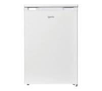 Igenix IG155W Freestanding Under Counter Fridge With 2 Adjustable Shelves, 1 Salad Drawer, 3 Door Shelves, Reversible Door, 97 Litre Capacity Fridge, 16 Litre Ice Box, 55 cm Wide, White