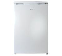 Igenix IG155W Freestanding Under Counter Fridge, White, 55 cm Wide | 2 Adjustable Shelves, 1 Salad Drawer, 3 Door Shelves, Reversible Door, 97 Litre Capacity Fridge, 16 Litre Ice Box