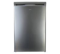 Igenix IG155X Freestanding Under Counter Fridge, 55 cm Wide, Inox | 2 Adjustable Shelves, 1 Salad Drawer, 3 Door Shelves, Reversible Door, 95 Litre Capacity Fridge, 14 Litre Ice Box