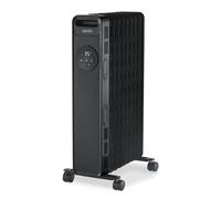 Igenix IG2621BL Digital Oil Filled Radiator, 2kW/2000W, Overheat Protection, Black