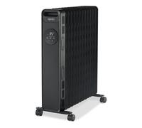 Igenix IG2626BL Digital Oil Filled Radiator, 2.5kW/2500W, Overheat Protection, Black