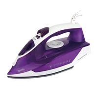 Igenix IG3122 PowerSteam Vertical Steam Iron, Ceramic Non-Stick Soleplate, 250 ml Water Tank Capacity, 2200 W, Purple/White
