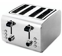 Igenix Ig3204 4 Slice Toaster - Brushed/polished Stainless Steel