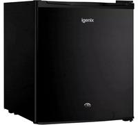 Igenix IG3711BL Table Top Fridge, 41 Litre Capacity, Black | 4 Litre Chill Box, 1 Shelf, Reversible and Lockable Door