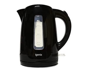 Igenix IG7205 Cordless Electric Jug Kettle, Rapid Boil and Removable, Washable Filter for Easy Cleaning, 3000 W, 1.7 liters, Black