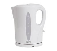 Igenix IG7270 Cordless Electric Jug Kettle, Easy Open Lid and Removable, Washable Filter for Easy Cleaning, 2200 Watt, 1.7 Litre, Safety Locking Lid, White