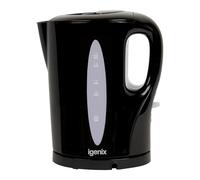 Igenix IG7280 Cordless Electric Jug Kettle, Easy Open Lid and Removable, Washable Filter for Easy Cleaning, 2200 W, 1.7 Litre, Safety Locking Lid, Black