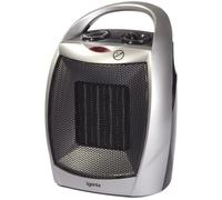 Igenix Ceramic Fan Heater, 1800 W, 2 Heat Settings in Silver Igenix Silver