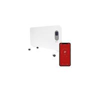 Igenix IG9515WIFI Smart Electric Low Energy Panel Heater with Amazon Alexa, Freestanding with Castors or Wall Mountable Heater with Day and Weekly Timer and Remote Control, 1500 W