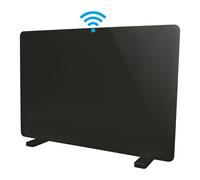 Igenix IG9521WIFI Smart Glass Panel Heater Free Standing or Wall Mountable Black [EEK: A]