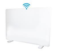 Igenix IG9521WIFI Smart Glass Panel Heater 2000 W with Amazon Alexa, Free Standing or Wall Mountable Heater with Day and Weekly Timer, White