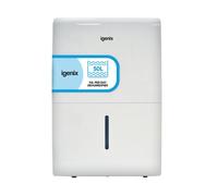 Igenix Ig9851 Portable Dehumidifier, Extracts 50 Litres Of Moisture Per Day