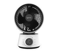 Igenix IGFD4009W Air Circulator Turbo Fan with 360° Horizontal & 90° Vertical Oscillation for Optimal Air Circulation, Turbo Design for Powerful Airflow, 12 Hour Timer, 9 Inch, White