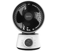 Igenix IGFD4009W Air Circulator Turbo Fan with 360° Horizontal & 90° Vertical Oscillation for Optimal Air Circulation, Turbo Design for Powerful Airflow, 12 Hour Timer, 9 Inch, White