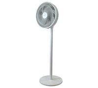 Igenix IGFP012W 12” Pedestal & Desk Fan - 7 Blade Design for Stronger Breeze, 3 Speed Settings, Adjustable Height, Converts from Desk to Floor Fan, Quiet Cooling for Home & Office, White