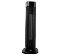 Igenix Ight020Db Oscillating Tower Fan Heater With 3 Heat Modes, Black