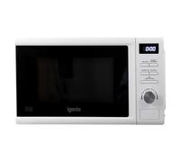 Igenix IGMD0820W Digital Microwave, 20 Litre, 800 W, 5 Power Levels, Defrost by Time/Weight, 95 Minute Timer, White