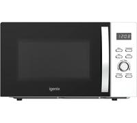 Igenix IGMS03090W 30L 950W Digital Microwave - 8 Auto Cook Programmes, 5 Power Levels, Defrost Setting, 60-Min Timer, 315mm Turntable, Aluminium Alloy Handle - White