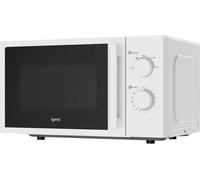 IGENIX IGMS0820MSSW Compact Solo Microwave - White, White