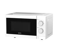 Igenix IGMS09434W 20L Microwave - 700W Power, 5 Levels, Defrost Setting, 35 Min Timer, Push Button Door, 255mm Turntable - White
