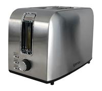 Igenix IGT0 Toaster, Deep Slots with Adjustable Browning Control, Slide Out Crumb Tray for Easy Cleaning, Defrost and Reheat Function, Stainless Steel (4 Slice)