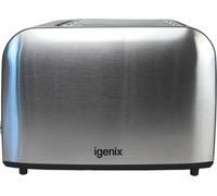 IGENIX IGT0409SS 4-Slice Toaster - Stainless Steel, Stainless Steel