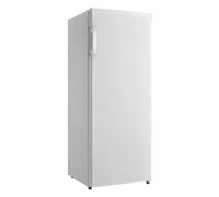 Igenix IGTL055W Freestanding Tall Larder Fridge, 4 Adjustable Glass Shelves, 1 Salad Drawer, Reversible Door, 235 Litre Capacity, 55 cm Wide, White
