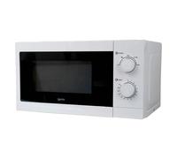 Igenix 20L 700W White Manual Microwave - 5 Levels, Defrost Setting, 35 Min Timer, Push Button Door, 255mm Turntable - IGMS09434W