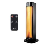 IGENIX IGHT020DB Portable Ceramic Fan Heater - Black, Black