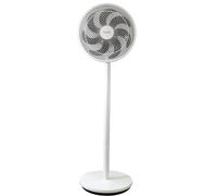 Igenix IGFP012W 12” Pedestal & Desk Fan - 7 Blade Design for Stronger Breeze, 3 Speed Settings, Adjustable Height, Converts from Desk to Floor Fan, Quiet Cooling for Home & Office, White