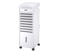 Igenix IG9703 Portable Air Cooler Fan LED Display Speed Timer Home Office White