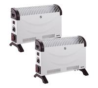 Igenix Portable Electric Low Energy Convector Heater (Pack of 2) in White Igenix White