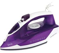 Igenix IG3122 PowerSteam Vertical Steam Iron, Ceramic Non-Stick Soleplate, 250 ml Water Tank Capacity, 2200 W, Purple/White
