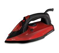 Igenix IG3126 PowerSteam Pro Vertical Steam Iron, Ceramic Non-Stick Soleplate, Auto Shut-Off Function, 380 ml Water Tank Capacity, 2600 W, Red/Black