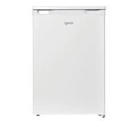 Igenix IG255W Freestanding Under Counter Larder Fridge with Two Glass Shelves, One Salad Drawer, Reversible Door, 136 Litre Capacity, 55 cm Wide, White