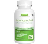 Igennus Advanced Ashwagandha KSM-66 Stress Support Complex 600mg with L-Theanine & Magnesium, B-Vitamins & Zinc, Clean Label, Root-only Extract 5% Withanolides, Vegan, 30 Servings