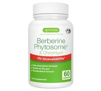 Igennus Advanced Berberine Phytosome 550mg & Chromium Picolinate, 10x Absorption, Super Bioavailable, Blood Glucose Control, Standardised Berberis Extract Supplement, Clean Label, Vegan, 60 Capsules