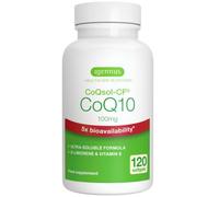 Igennus Advanced CoQ10 100mg, High Absorption CoQSol-CF, 120 Servings | 4-month supply, 5x-bioavailability ubiquinone with D-limonene & antioxidant vitamin E; heart & energy support, clean label