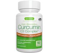 Igennus Advanced Curcumin C3 Complex, 90 Servings, 95% Standardised Extract, 300% Greater Absorption & Rapid Uptake, Clean Label, Vegan Supplement, 1-a-Day, 90 Capsules