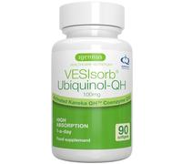 Igennus Advanced VESIsorb Ubiquinol 100mg 90 Softgels, 600% Bioavailability, Fast-Acting Water-Soluble Coenzyme Q10 Supplement for Energy & Heart, 3-Months Supply