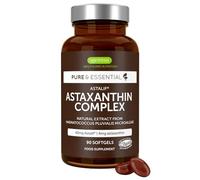 Astaxanthin Complex, 42mg Microalgae Complex Oil Providing 4mg H. Pluvialis Astaxanthin, 90 Vegan Softgels, by Igennus