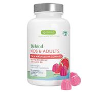 Igennus Calm Magnesium Gummies, L-Theanine & Vitamin B6, for Kids & Adults, 90 Sugar-Free Gummies, Watermelon Flavour, Clean Ingredients & Vegan, 45-90 Servings