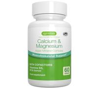 High Absorption Algae Calcium & Magnesium Supplement, Plus Vitamin D, K2 & Boron, Clean Label & Plant Based, Non-GMO Algae Mineral Complex for Bone & Teeth Support, Vegan, 60 Tablets, by Igennus