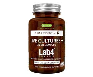 Igennus Live Cultures + Lab 4 Probiotics - 30 Capsules