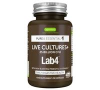 Igennus Probiotics & Prebiotic, Lactobacillus Acidophilus & Bifidobacterium, Live Cultures Complex for Gut Health, 25 Billion CFU, Vegan, Bloating Relief, for Women and Men, 30 Capsules, 1 a-Day