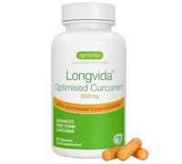 Igennus Longvida Optimised Curcumin 500mg, High Dose & 285x Increased Bioavailability, Rapid Absorption with Sustained Action, Vegan, 90 Capsules